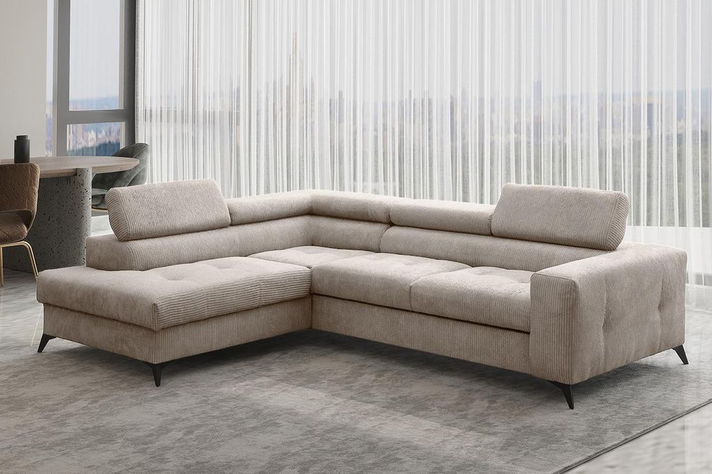 Kaiser Möbel Ecksofa mit schlaffunktion und bettkasten, Produktbild 