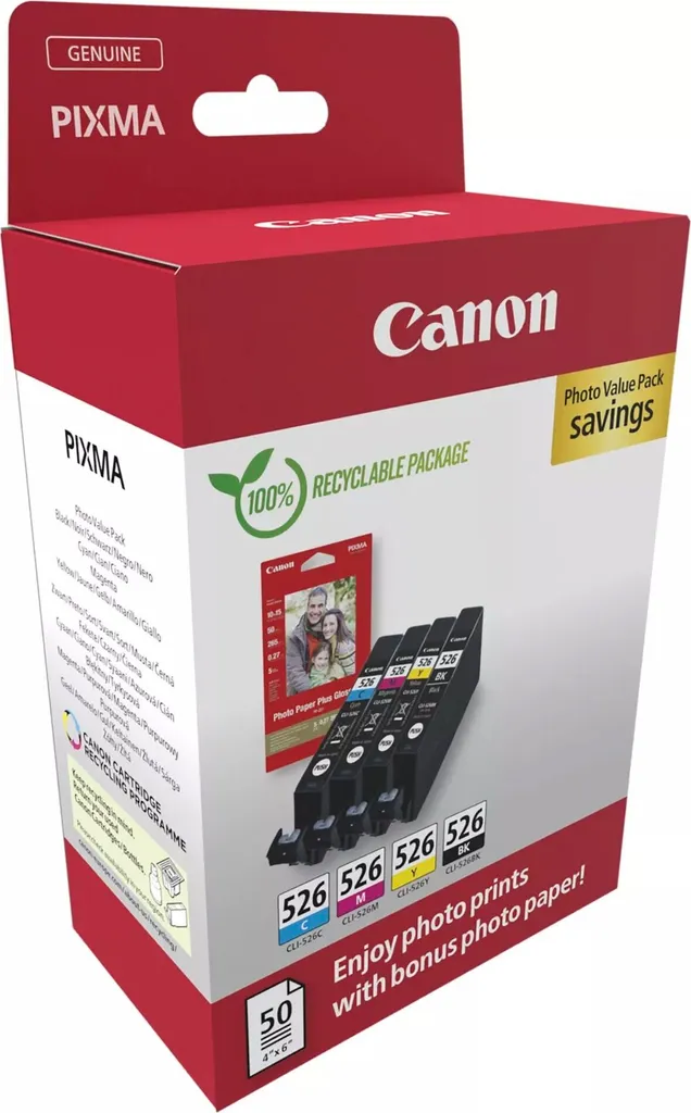 Cartucce Canon CLI-526 Originali: Qualità e Rispetto per l'Ambiente - 2
