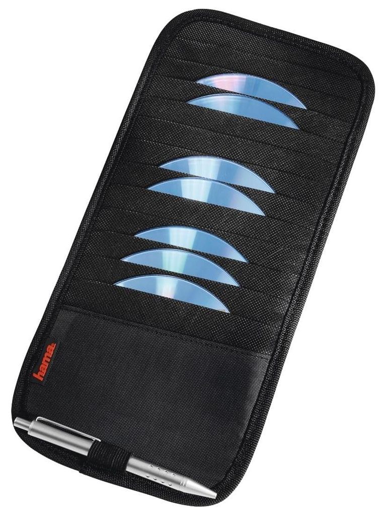 Hama Automotive Sun Visor Case, 12 CD, 330 x 40 x 160 mm, Image du produit 