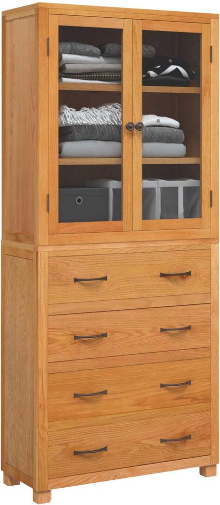 “2026 Modern“ Aufbewahrungsmöbel-Set mit Schubladen Braun Holzwerkstoff - Designermöbel 611427 - Schränke & Zubehör