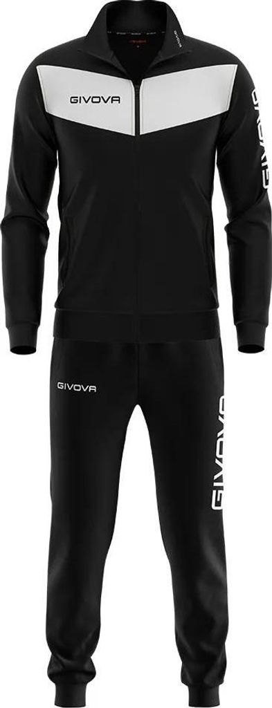 Sportset Givova Visa Triacetato Schwarz/Weiß - 4XL