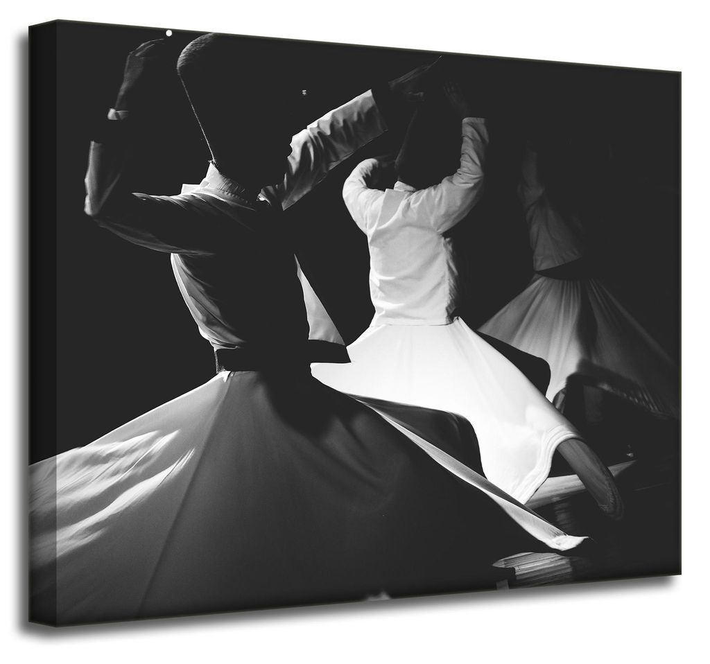 Leinwanddruck Musik Tanz Schwarzweiß 50x40