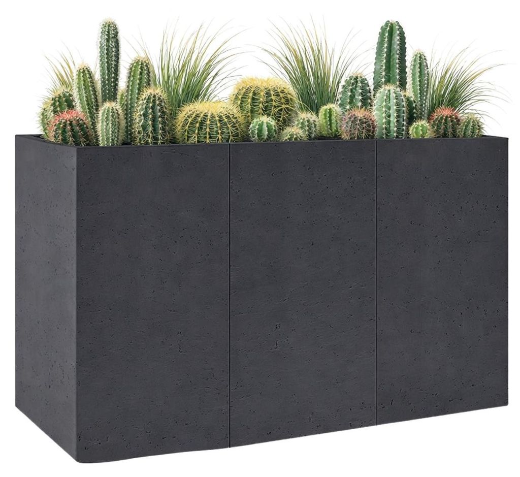 HOWHOMELY |Blumenkübel - Übertopf - Pflanzentopf auf Rollen Produktbild 