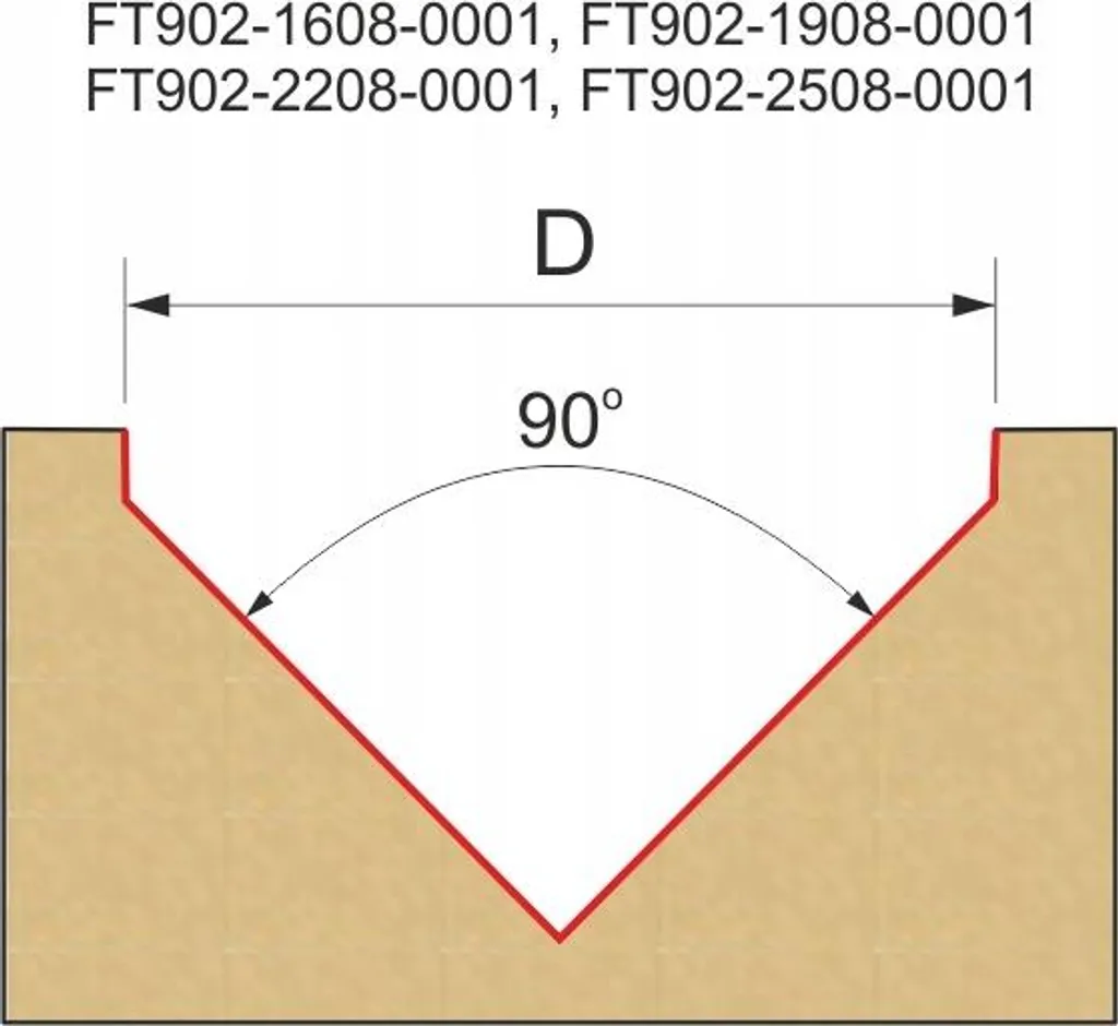 Fresa per Incisione GLOBUS 90° D22,2 S8mm PREMIUM per Legno e CNC