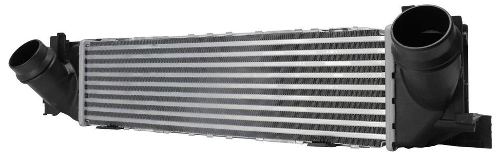 Ladeluftkühler Kühlrippen gelötet Aluminium 495 x 133 mm HELLA für u.a. BMW 3er