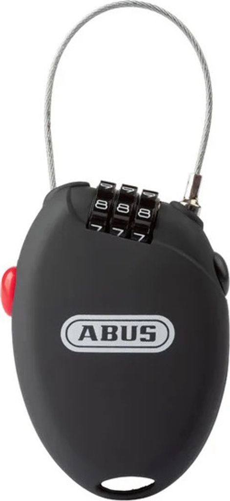 ABUS Roll-Back-Kabelschloss Combiflex 201/70 - Gepäcksicherung Skischloss