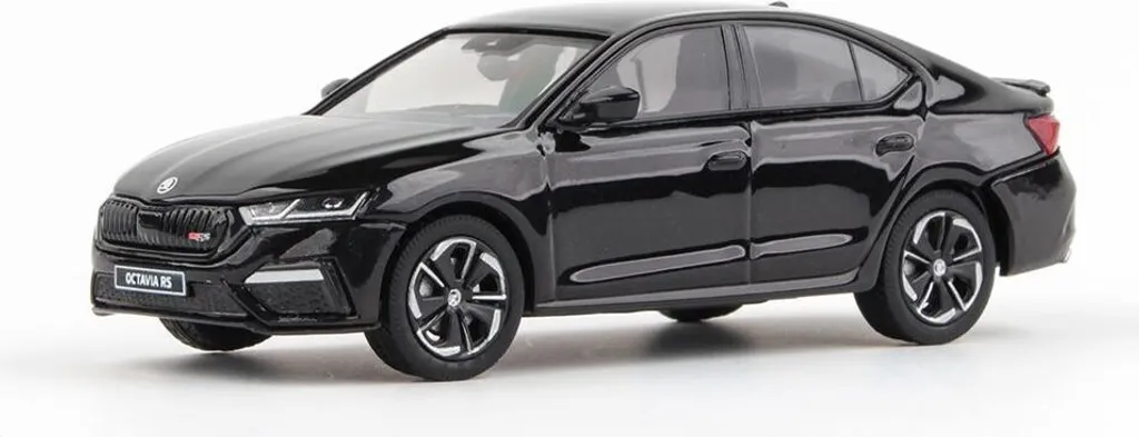 Voiture Miniature Skoda Octavia IV RS 2020 Abrex 1:43 en Métal Injecté Noir
