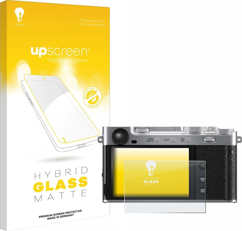 upscreen Entspiegelungs Schutzglas für Fujifilm X-E5 Schutzfolie Panzer Folie Glas Display Schutz matt