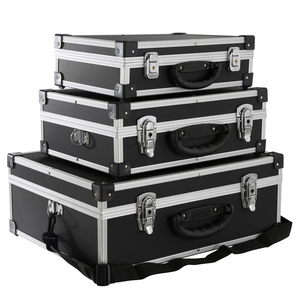 Set di 3 valigie da trasporto AREBOS da 50 L | box Immagine del prodotto 