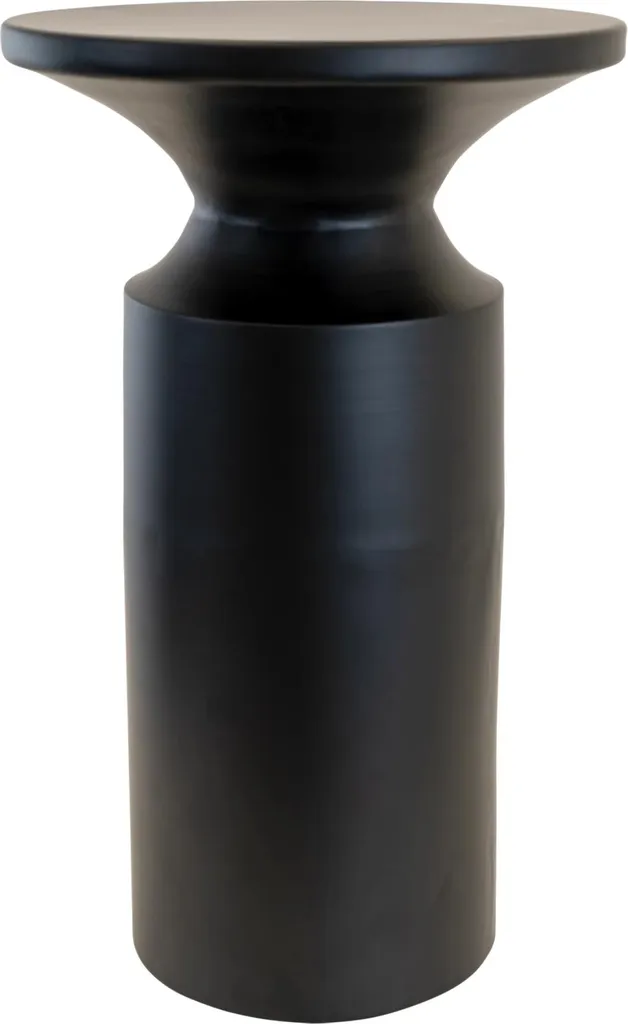 Tavolino Nero Ø33x55 cm Metallo Industrial - Prezzo Offerta Online