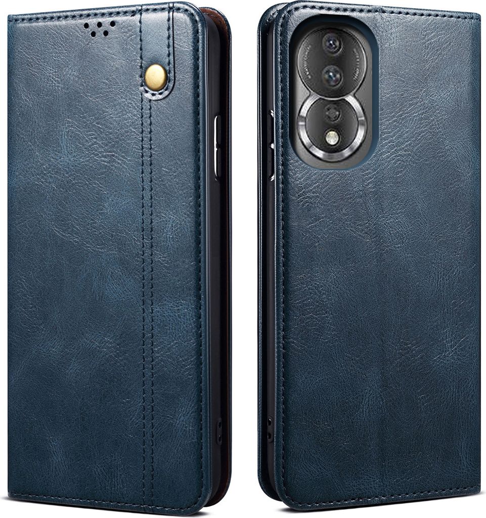 Honor 80 Hülle, Leder Flip Brieftasche Schutzhülle mit Produktbild 