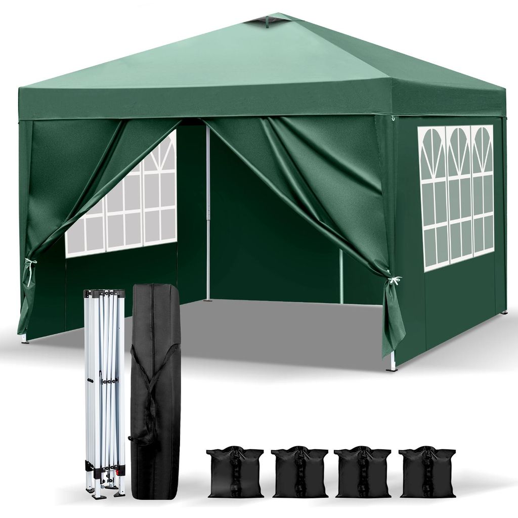 LEADZM, 3x3 m, vodotesný, skladací pavilón, pavilón so 4 Obrázok produktu 