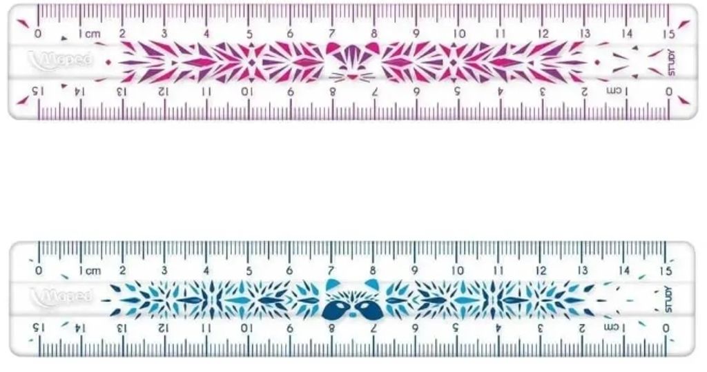 15 cm Študijná neprelomiteľná pravítka Obrázok produktu 