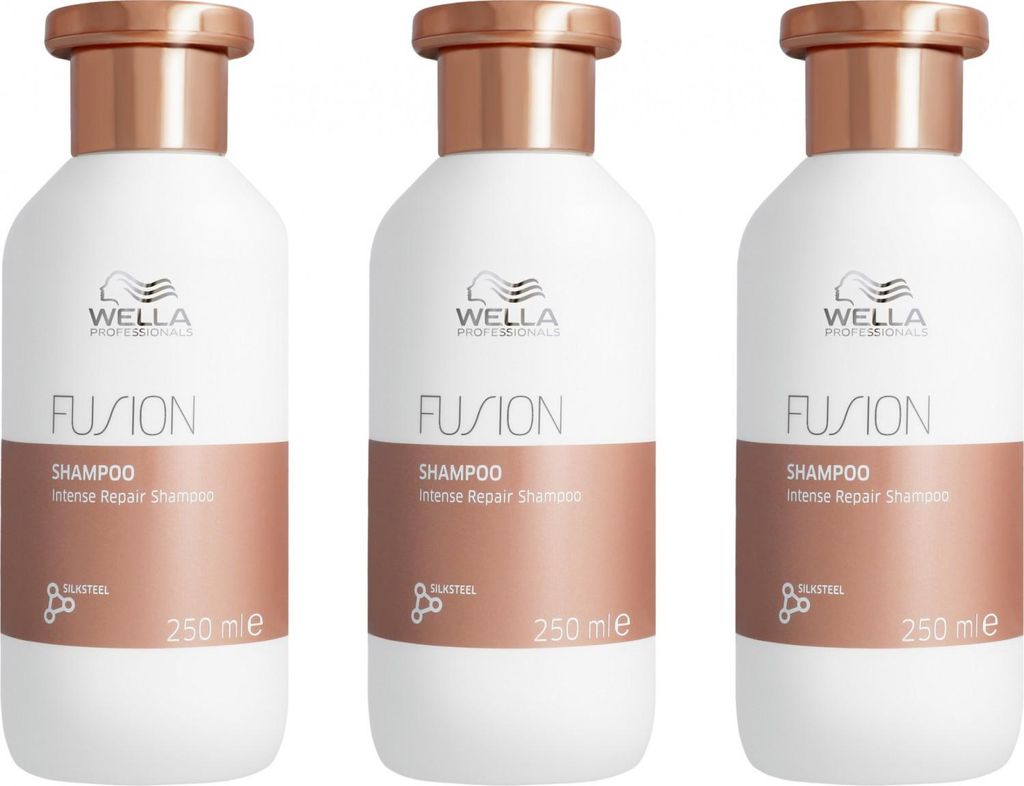 Fusion Intense Repair Shampoo 3x250 ml