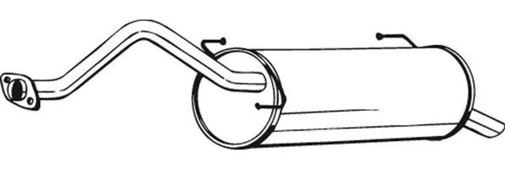 Silencieux arrière BOSAL pour Toyota Previa - Réparation échappement 279015