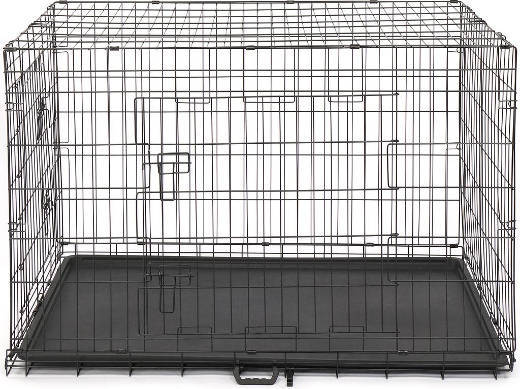 FCH Hundekäfig 121×74×81 cm, Metall-Hundebox, Produktbild 8