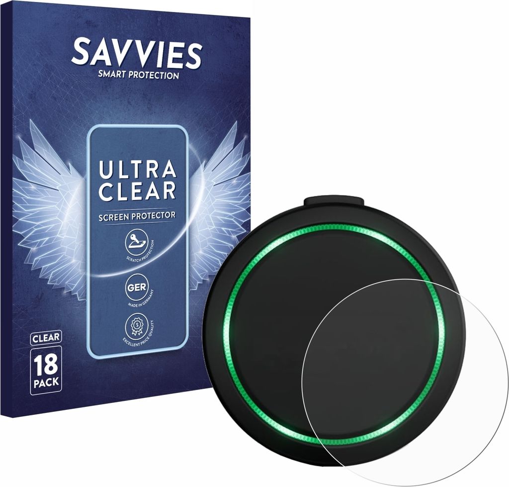 18x Für OOONO CO-Driver NO2 2024 Schutzfolie Savvies Displayschutz Display Schutz Folie Klar Transparent