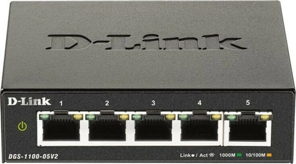Switch D-Link DGS-1100-05V2/E 5xGbE
