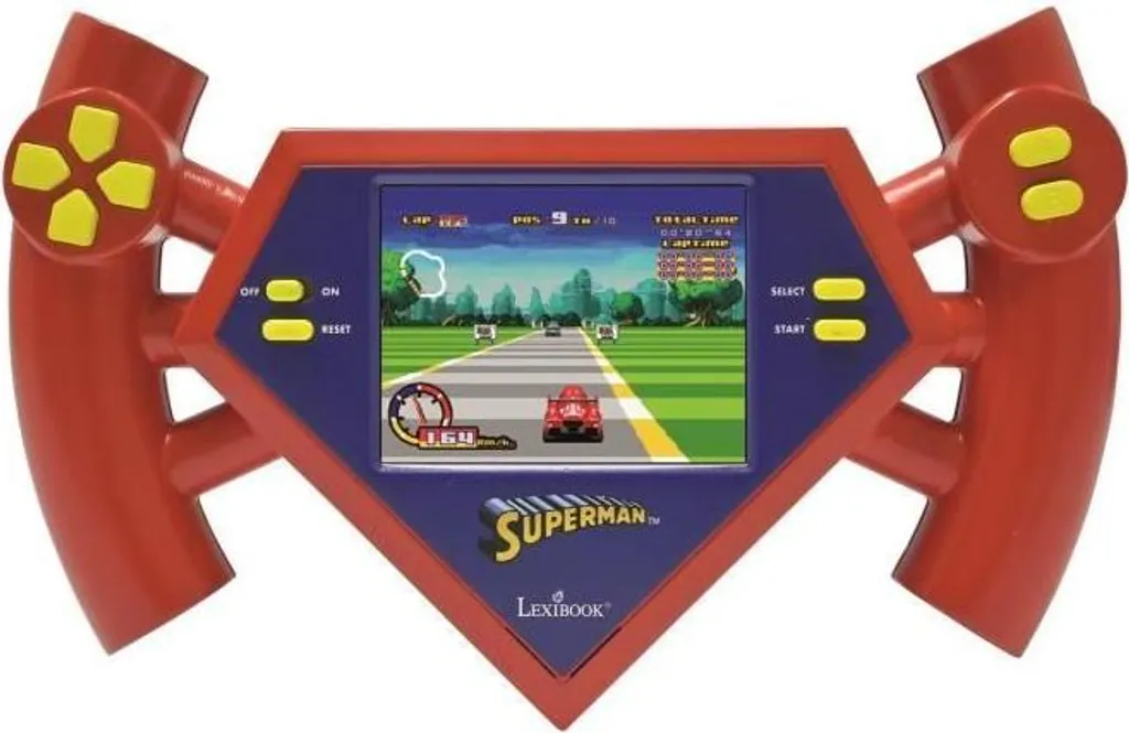 Console Superman Portatile con Sensori Movimento e 50 Giochi Arcade