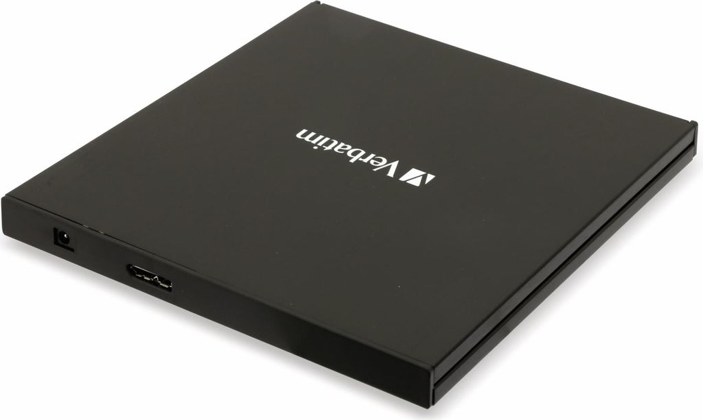Verbatim External Slimlineblu-Ray Recorder + Usb 3.0 Cable Image du produit 