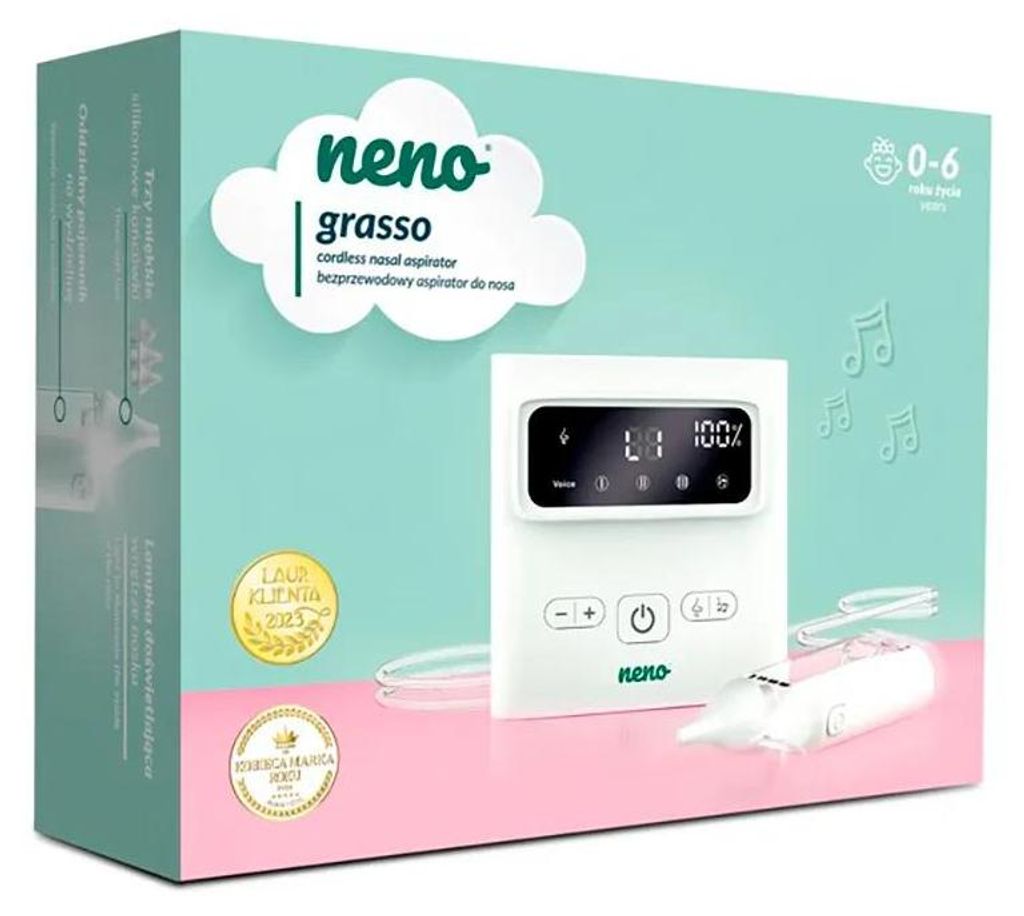 Neno Grasso Bezprzewodowy elektroniczny aspirator do Zdjęcie produktu 
