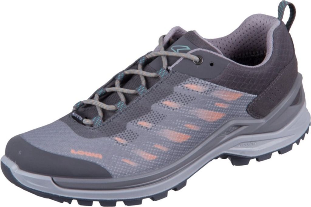 Lowa Damen Hikingschuh Ferrox GTX Lo Ws Asphalt Aprikose