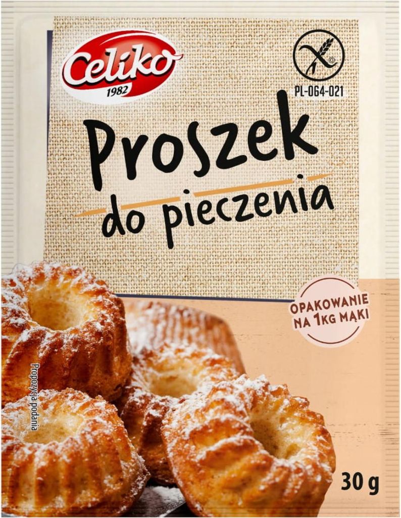 PROSZEK DO PIECZENIA BEZGLUTENOWY 30 g - CELIKO Zdjęcie produktu 