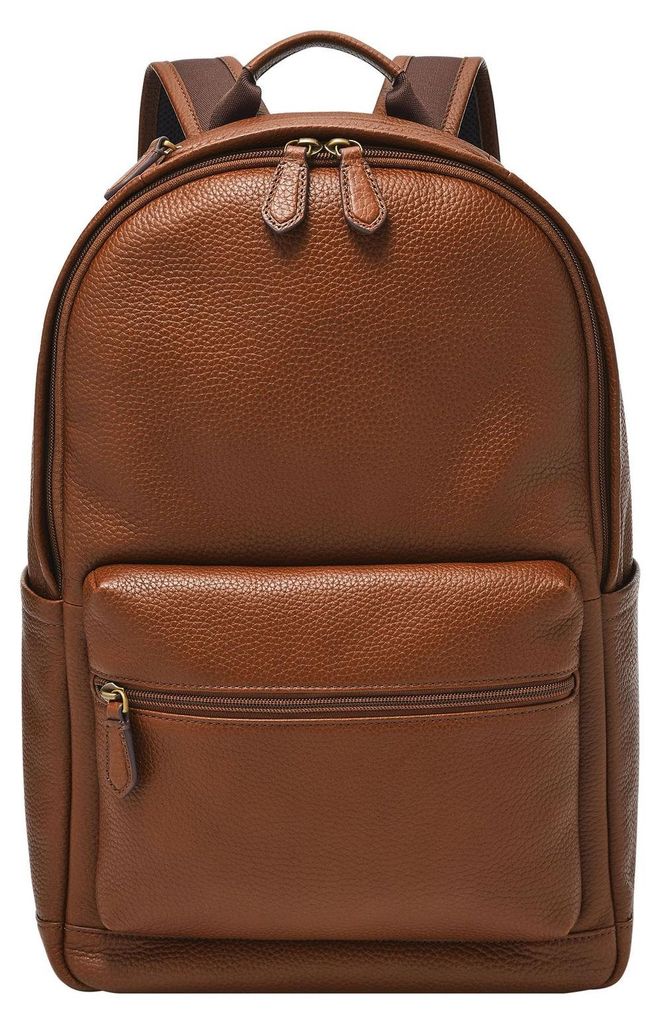 FOSSIL Freizeitrucksack Rucksack mit Laptopfach Buckner Backpack Brown braun