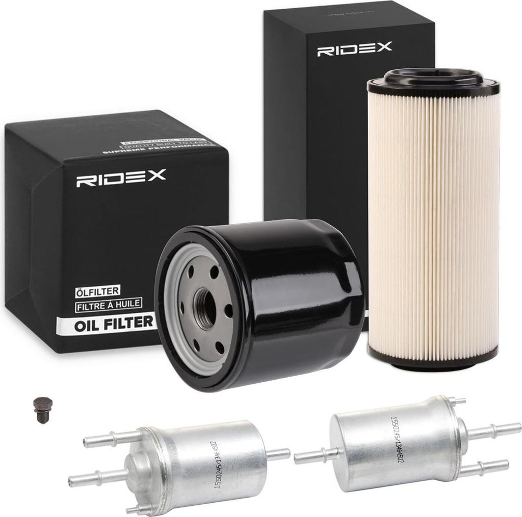 RIDEX Filterset Inspektionspaket Filtersatz für AUDI A2 (8Z0)