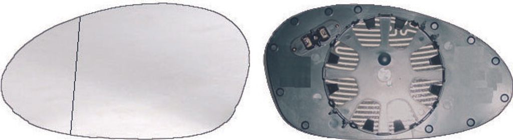 Alkar Spiegelglas, Außenspiegel links 6411541 Produktbild 