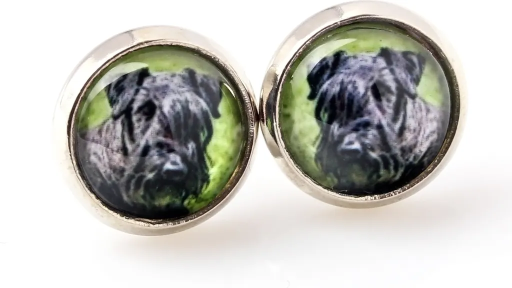 Gioielli Personalizzati Český Teriér Art-Dog | Orecchini con Foto Unici