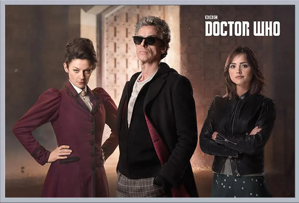 Poster Encadré Doctor Who Épisode 1 Iconic et Cadre Argenté Maxi Shinsuke