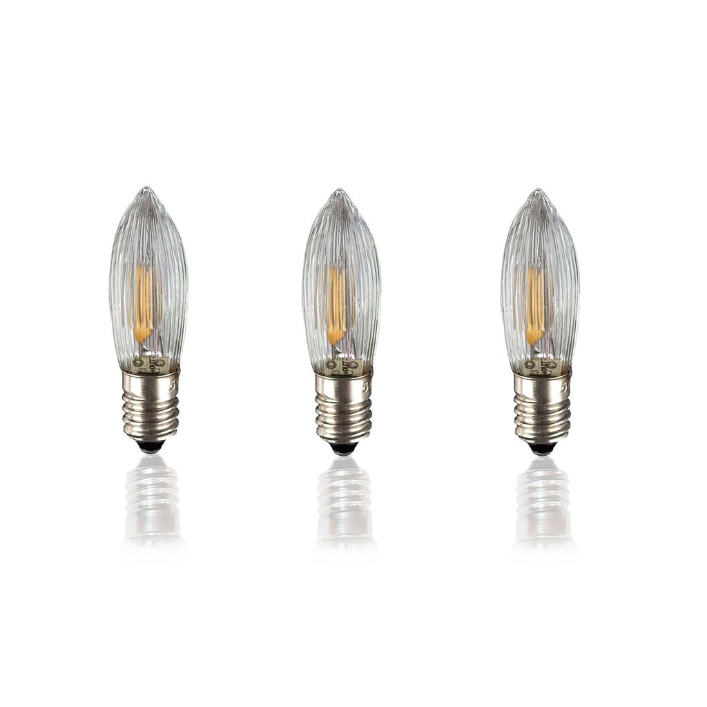 Ersatzkerzen LED-Filament 16V 0,5W, 3Stk E10, für 15 Produktbild 