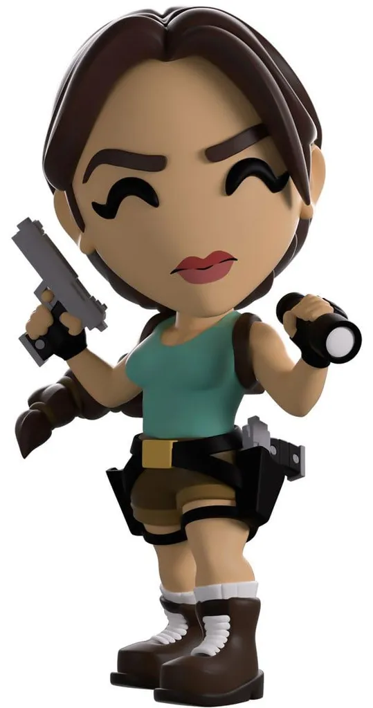 Statue de Collection Lara Croft Tomb Raider 4 - Figurine Vinyle de 11 cm