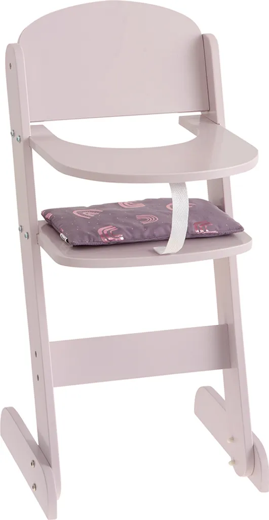 Accessoire de poupon : chaise haute howa Rainbow pour jeu d'imitation