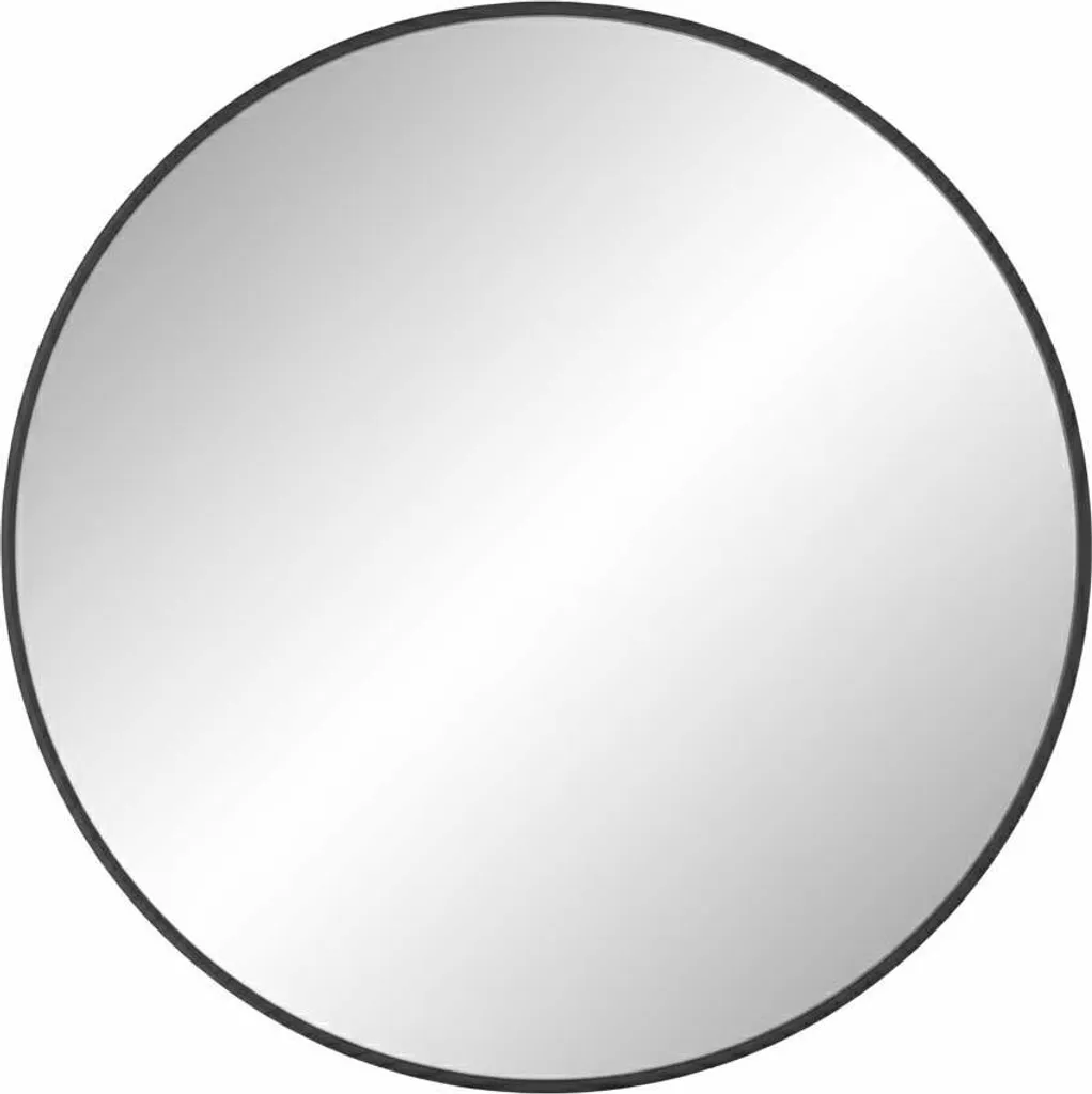 Miroir Elisa Ø60 cm avec éclairage LED intégré en aluminium brossé