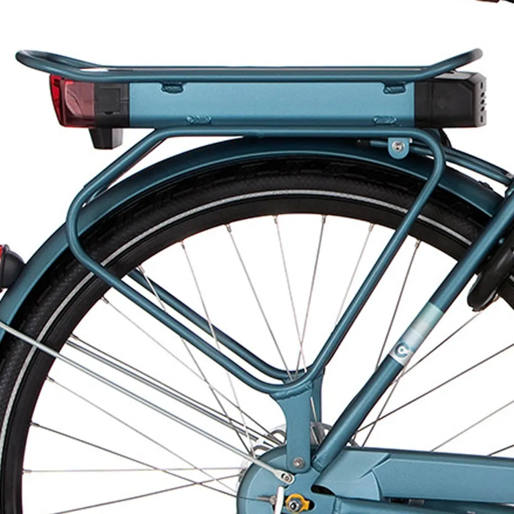 Cortina E-Yoya Mistral Porte-bagage noir mat - Fixation robuste