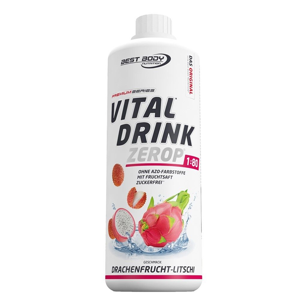 Best Body Nutrition - Vital Drink Zerop - 1000 ml Flasche, Produktbild 