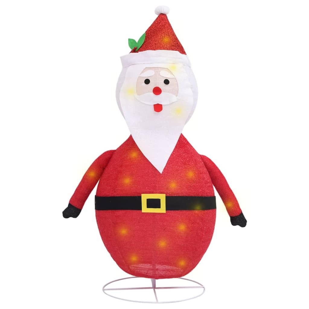 vidaXL decorazione natalizia Babbo Natale LED tessuto 90 cm Immagine del prodotto 