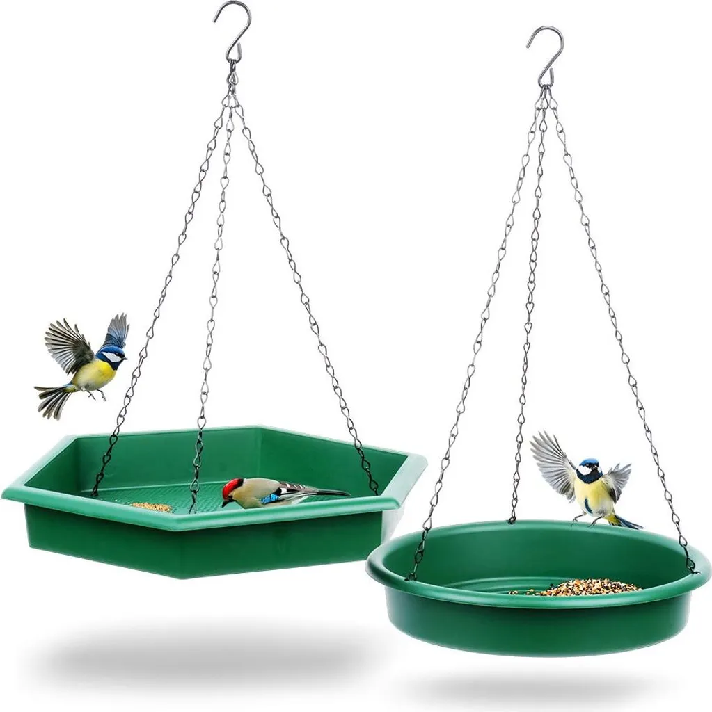 Set Mangiatoia e Abbeveratoio per Uccelli 2 pz - Gioco e Natura