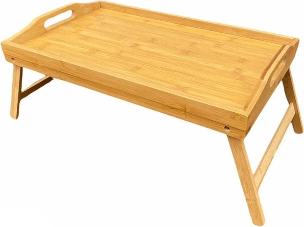 Support Ordinateur Portable pour Lit et Canapé Krisberg Table 50x30 cm
