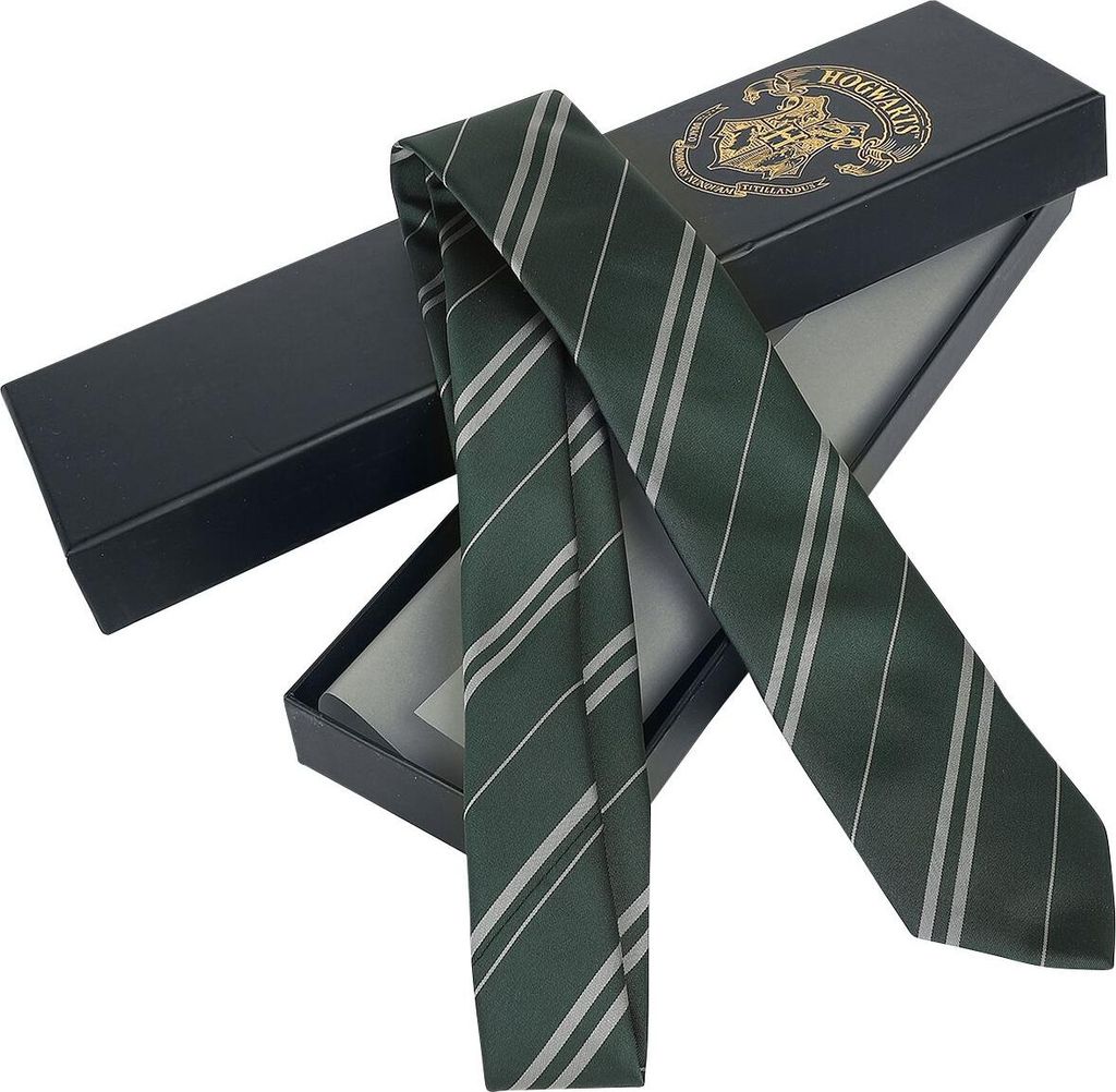Harry Potter Krawatte Uni Slytherin grün/grau Standard