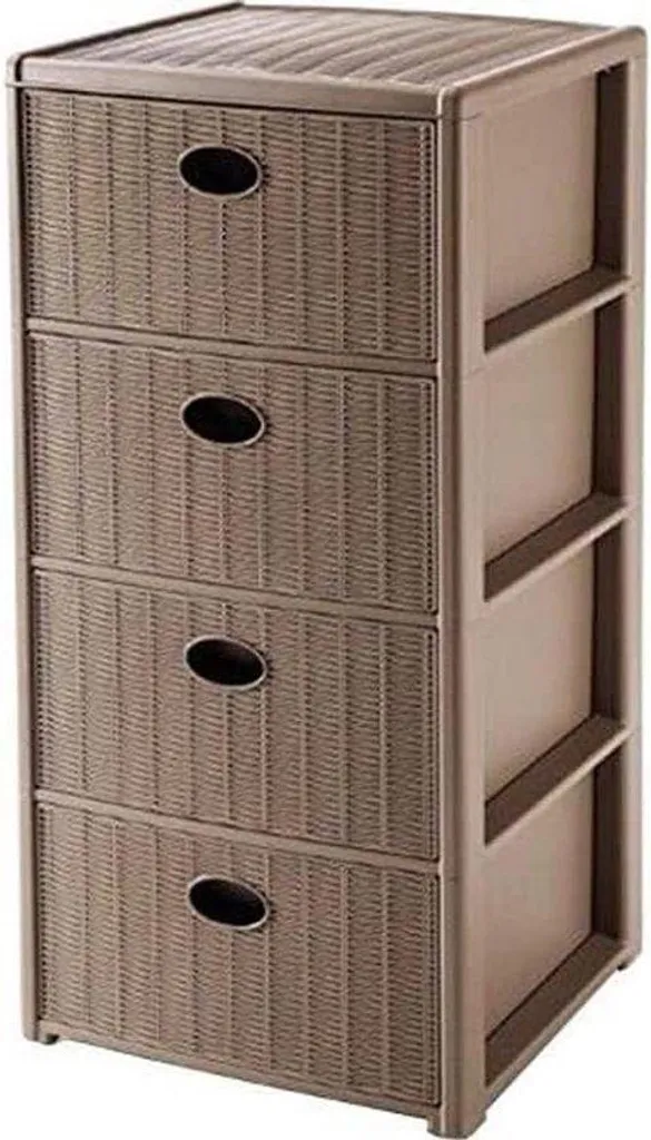 Rangement de chambre gris 40x40x80 cm idéal pour petits appartements