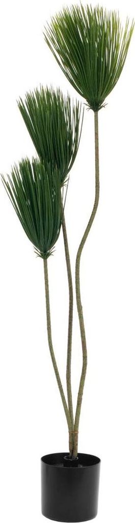 artplants.de Kunststoff Papyrus Colin, Kunststämme, grün, 100cm - Kunstgras