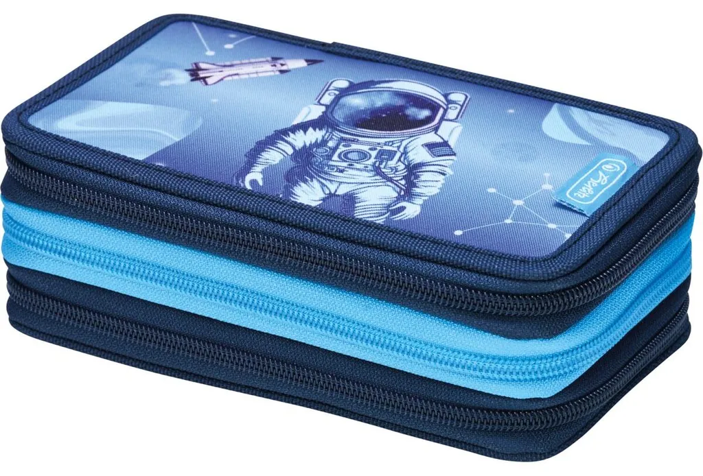 Trousse complète école primaire Herlitz TriCase 31 pcs Cosmic Explorer