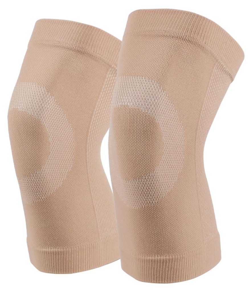 1 Paar Knieschoner, 3D-Dreidimensionales Gewebe, hochelastischer Silikonstreifen, atmungsaktiv, rutschfest, ultradünne Kniebandage mit Kompression...