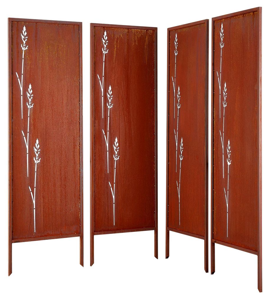 SucceBuy Paravent 50x160 cm 4er-Set, Raumteiler mit Produktbild 
