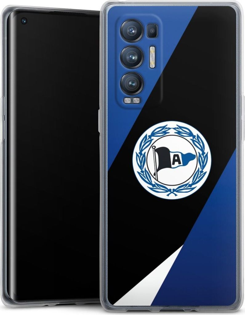 DeinDesign Handyhülle für Oppo Find X3 Neo Silikon Hülle Case Smartphone Schutzhülle Arminia Bielefeld DSC Offizielles Lizenzprodukt