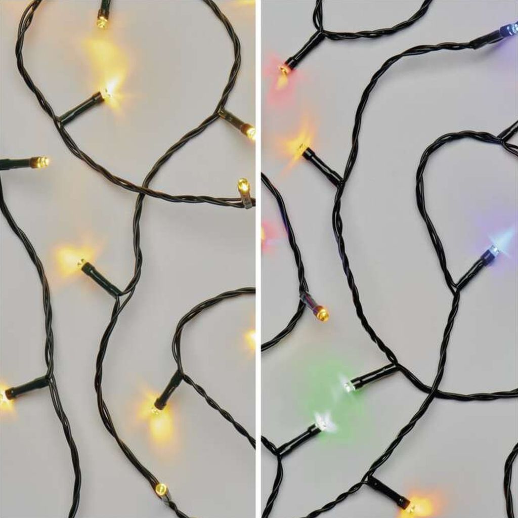 EMOS LED-Weihnachtskette 2in1 10m, warmweiß/multicolor, innen und außen, Programme D4AH01