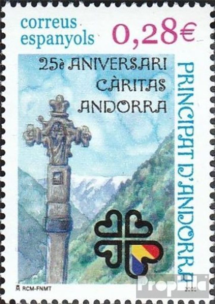 Briefmarken Andorra - Spanische Post 2005 Mi 326 (kompl.Ausg.) postfrisch Caritas